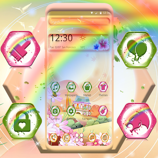 Colorful Rainbow Theme