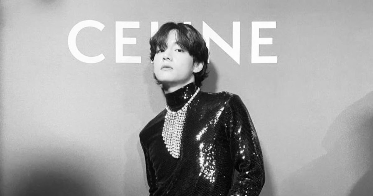 BTS V Taehyung Vogue Korea Photoshoot Celine Instagram Post 