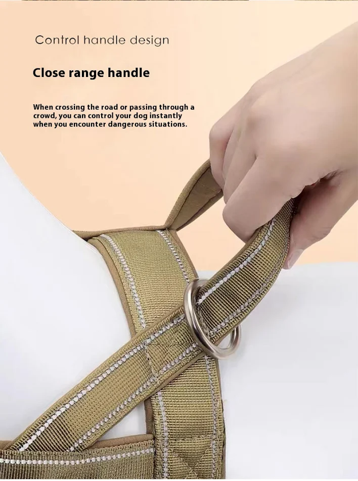Dog Breast Strap Vest Jacket Medium Large Dog Pet Hand Holding Rope Comfortable and Secure Walking Control