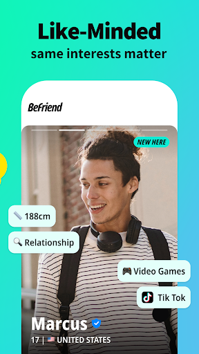 Screenshot BeFriend: make friends nearby