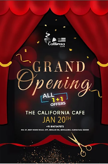 The California cafe menu 