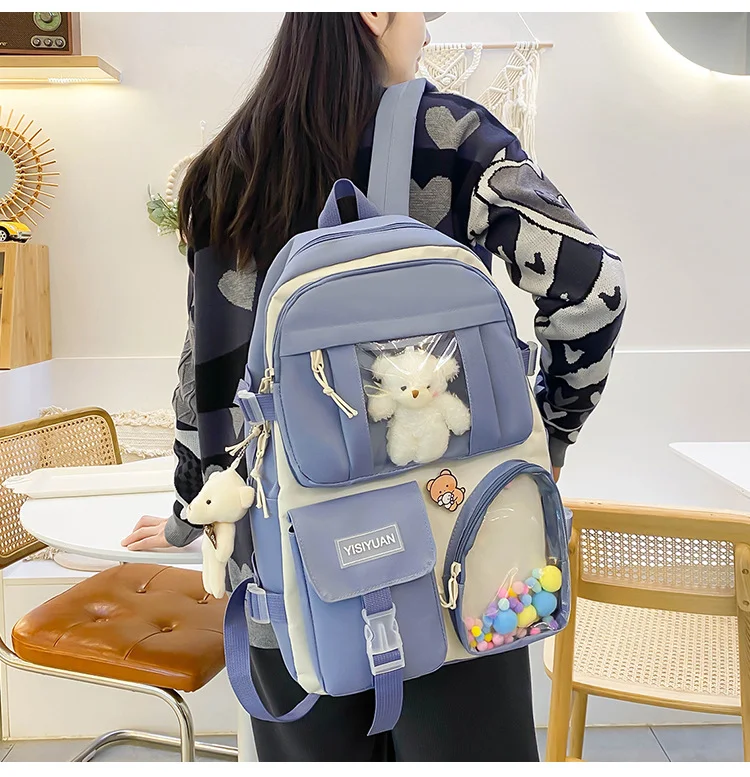Title 11, Koreaanse College Style Schooltas voor Dames, L...