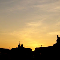 Silhouette sul ponte di Praga! di 