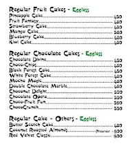 Celebration Point The Cake Shop menu 2