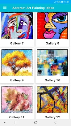 700+ Amazing Abstract Art Painting Ideas Offlineのおすすめ画像1