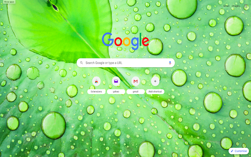 Water Drops Theme