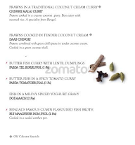 Oh! Calcutta menu 6