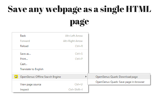 OpenGenus: Save Page and Stay happy offline