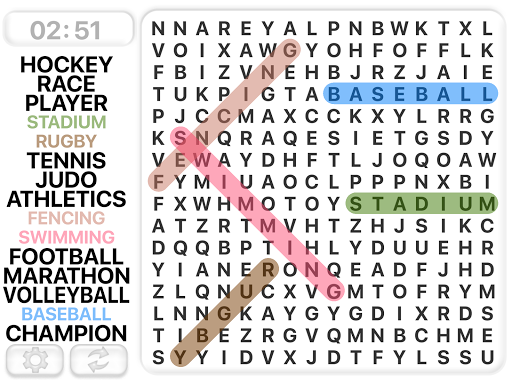 Word Search Games in english screenshots 9