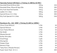 New Agarwal Bhavan menu 6