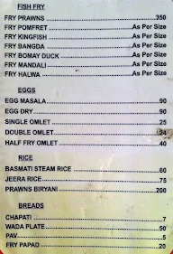 Hotel Dhruv - Sawant Corner menu 2