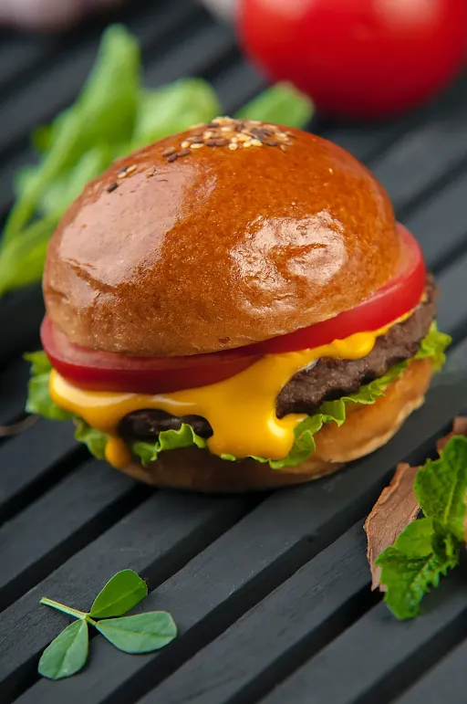 American Mustard Cheese Burger