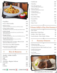 Gilly's Resto-Bar menu 1