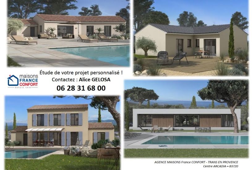  Vente Terrain + Maison - Terrain : 855m² - Maison : 80m² à Lorgues (83510) 