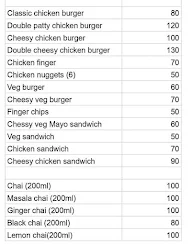 Burger Point menu 1