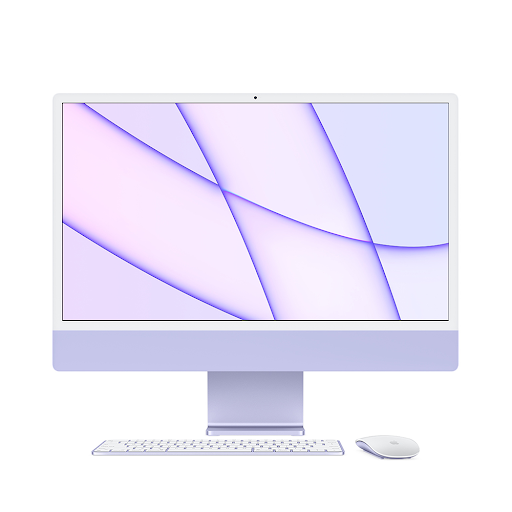 PC iMac 2021 M1/16GB/SSD256GB Z1300004 (Tím)