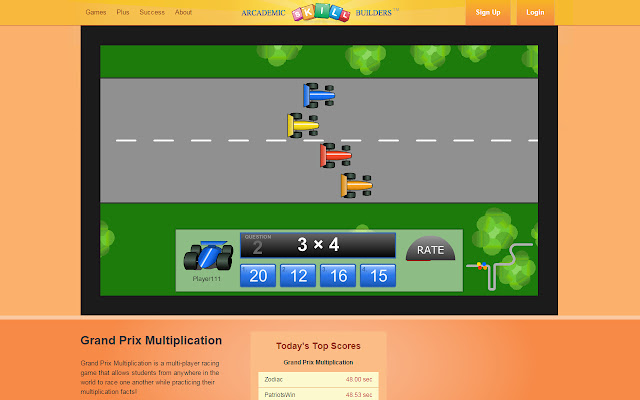 Multiplayer Granny Prix Multiplication 