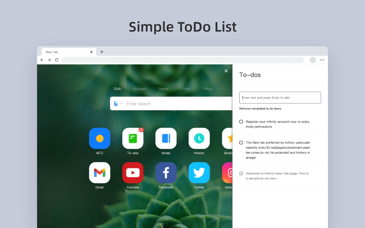 Infinity New Tab (Pro) Preview image 5