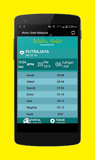 Waktu Solat Malaysia