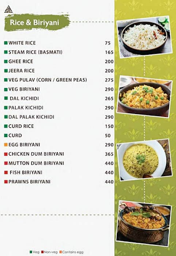 Shetty Lunch Home menu 