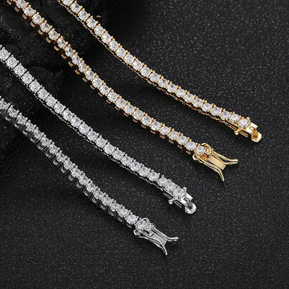 Elegante collar de tenis con cadena de zirconia gradiente y brazalete a juego, brilla con estilo y sofisticación en cualquier ocasión.