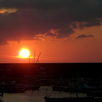 Tramonto sul mare di 