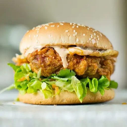 Crispy Fried Chicken Burger