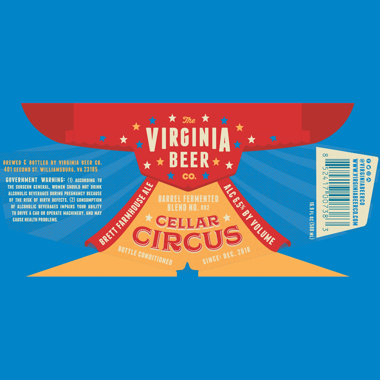 Logo of Virginia Beer Co. Cellar Circus // Blend No. 002