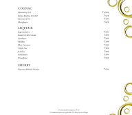 Cove The Bar (Radisson Blu) menu 7