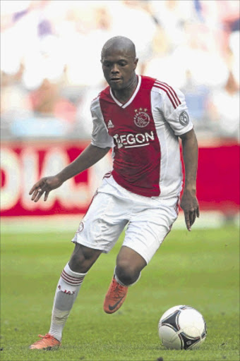 BLOW: Thulani Serero of Ajax Amsterdam lasted only 19 minutes of Sunday's draw with Den Haag. Photo: Getty Images