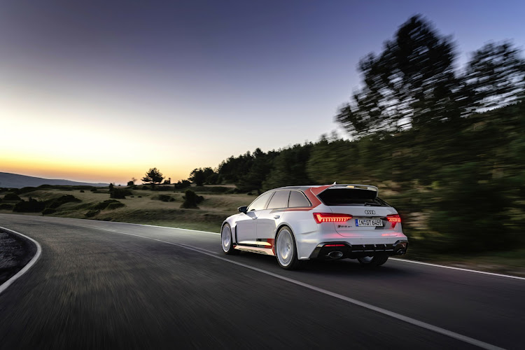 Audi RS 6 GT features a shorter rear bumper with a more aggressive air diffuser. Picture: SUPPLIED