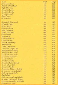 The Bake Shop menu 1