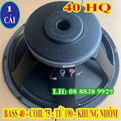 Loa Bass 40 Hq Coil 76 Từ 190 Cao Cấp Hàng Việt - Giá 1 Loa