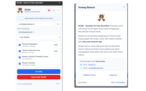 SiCaBe - Spesialis Cari dan Bersihkan screenshot 1