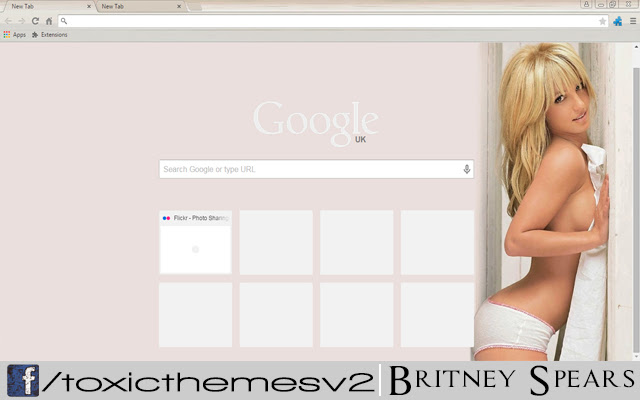 Britney Spears chrome extension