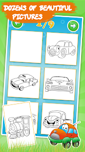   Cars coloring book for kids- screenshot thumbnail   