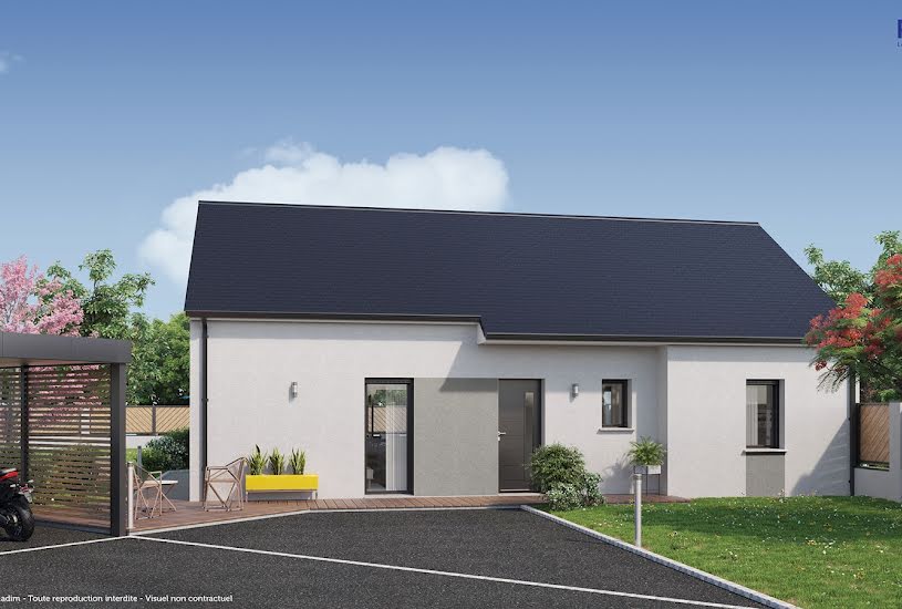  Vente Terrain + Maison - Terrain : 340m² - Maison : 82m² à Montauban-de-Bretagne (35360) 