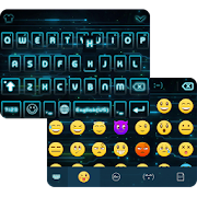 Electric Blue iKeyboard Theme 19.0 Icon