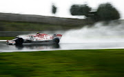 Antonio Giovinazzi of Italy driving the (99) Alfa Romeo Racing C39 Ferrari on track during final practice ahead of the F1 Grand Prix of Turkey at Intercity Istanbul Park on November 14, 2020 in Istanbul, Turkey.