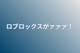 ロブロックスがァァァ！