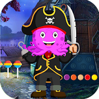 Best Escape Game  406 - Pirate Octopus Rescue Game