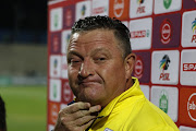 Gavin Hunt of Bidvest Wits during the Absa Premiership match between AmaZulu FC and Bidvest Wits at King Zwelithini Stadium on August 03, 2019 in Durban, South Africa. 