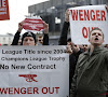 Arsenal-fans houden protestmars tegen Arsene Wenger