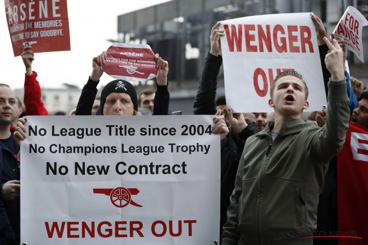 Wexit: Arsenal-fans houden grootschalige protestmars tegen Wenger