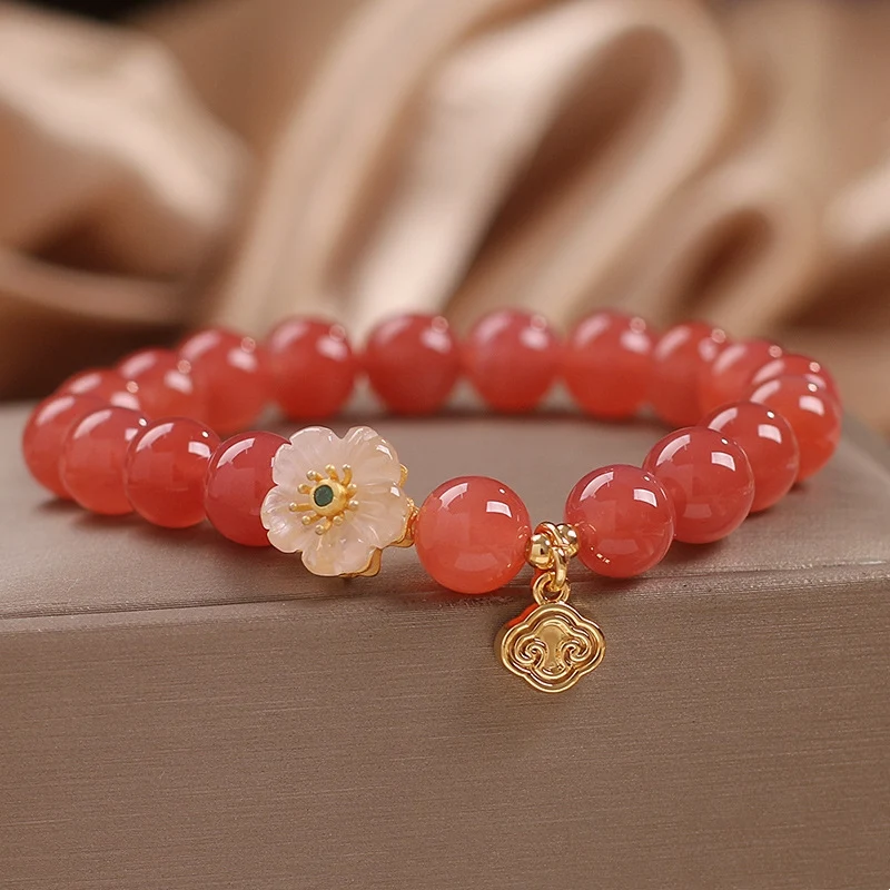 Natürliches Yanyuan-Achat-Armband Damen-Design Spezielles Interesse Stilvoller Schmuck Edelsteine für Wohlbefinden und einzigartigen Look