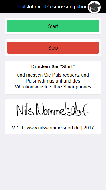 Pulslehrer - Pulsmessung üben Screen 2