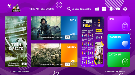 Screenshot TV DIRECTO