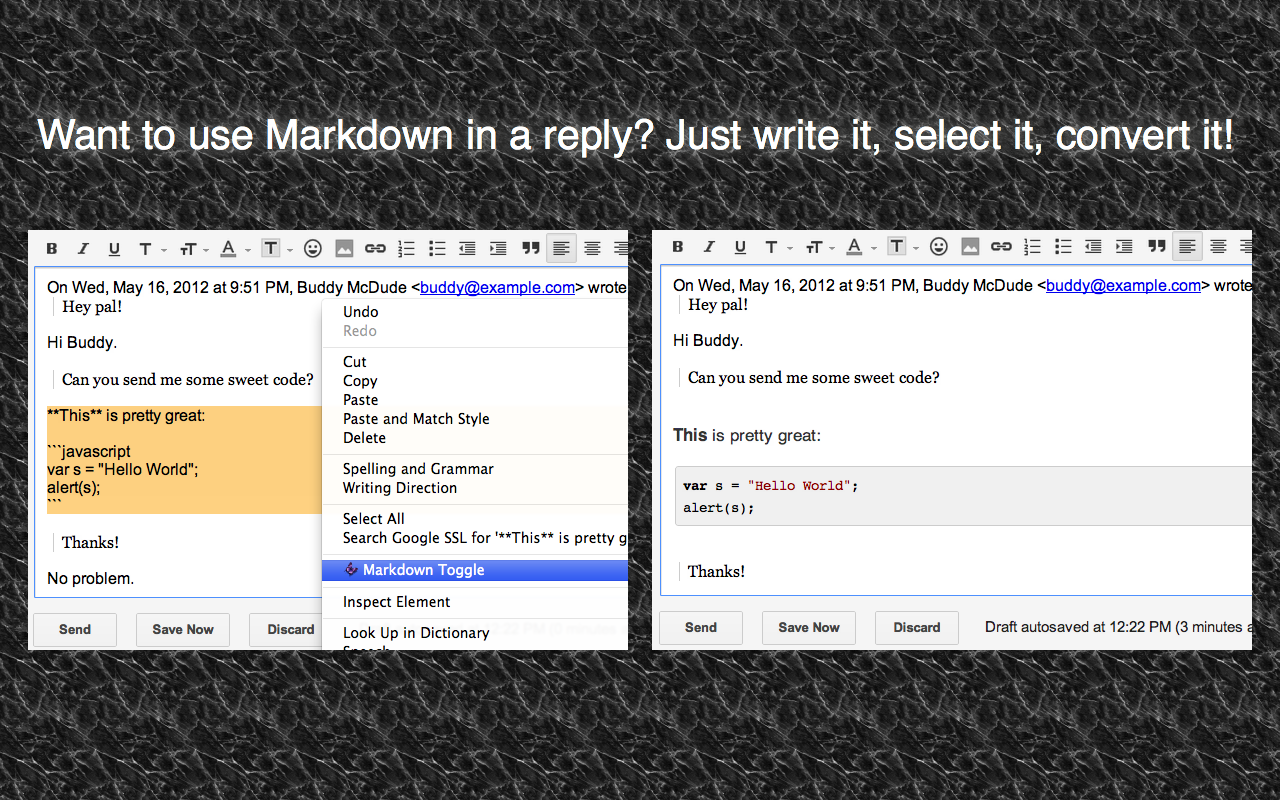 Markdown Here Preview image 1