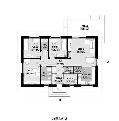 E-281 - Rzut parteru