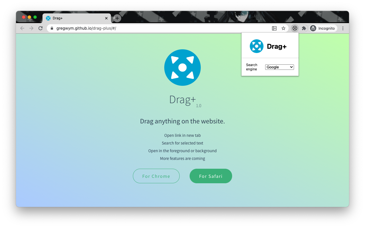 Drag+ Preview image 1